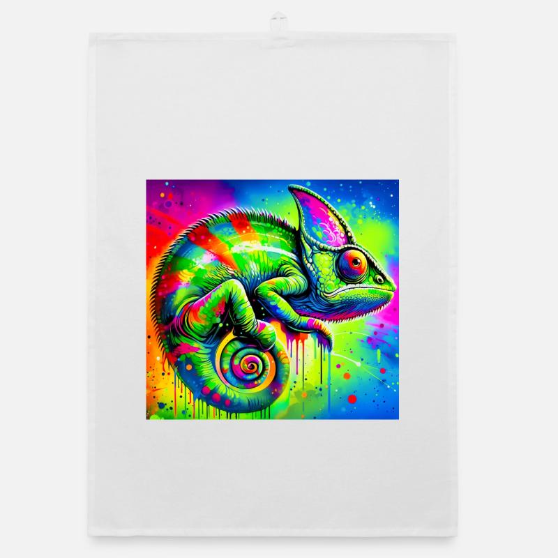 caméléon Torchon bio