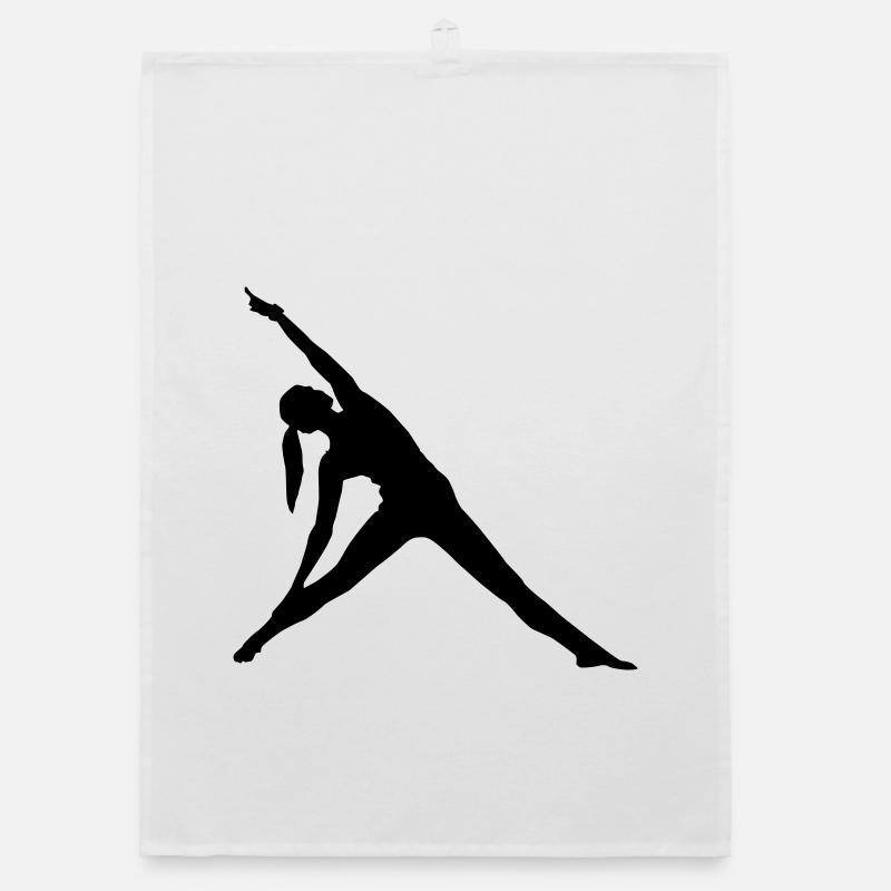Gymnastics stretching exercise Organic dish towel