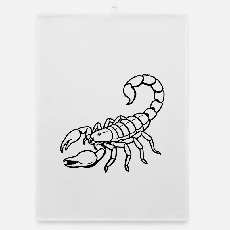 Signe du Scorpion Torchon bio