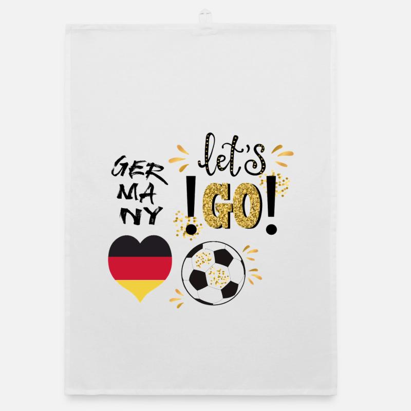 Soccer Organic dish towel