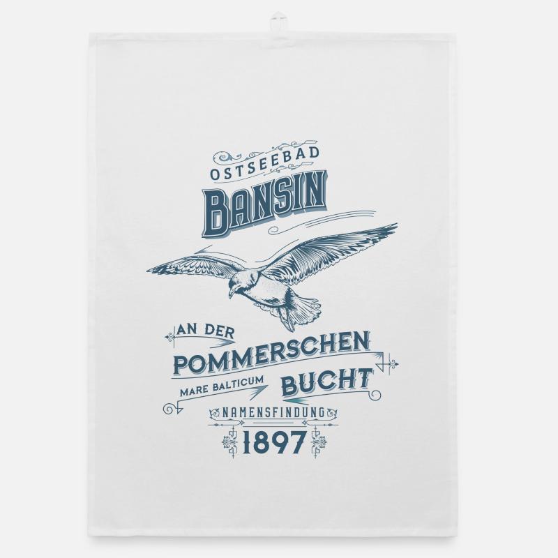 Ostseebad Bansin Organic Geschirrtuch