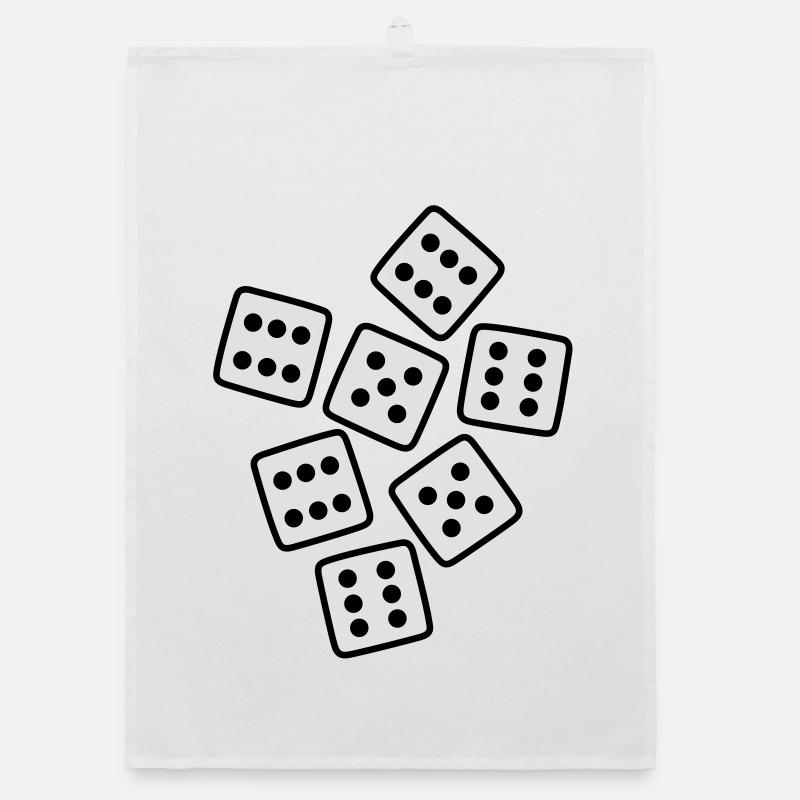 Dice - 40 ans d'anniversaire Torchon bio