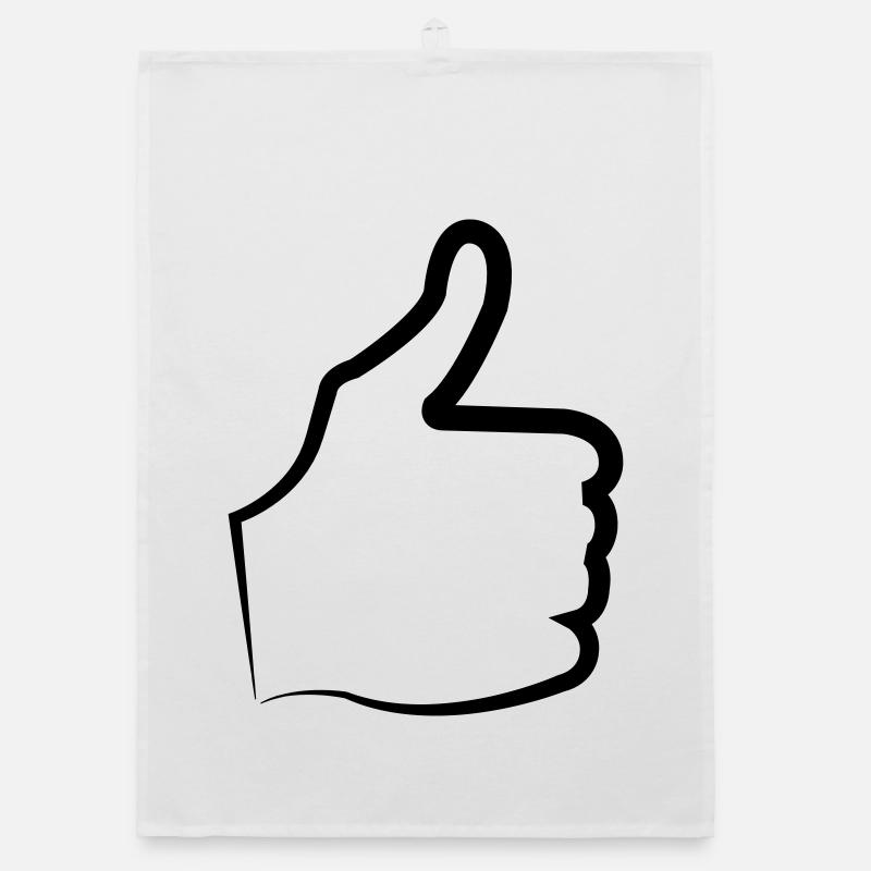 Thumbs up thumb Organic dish towel