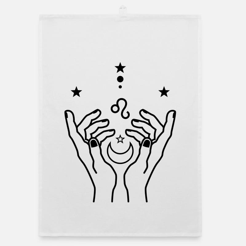 Explosion de géométrie monochrome Torchon bio