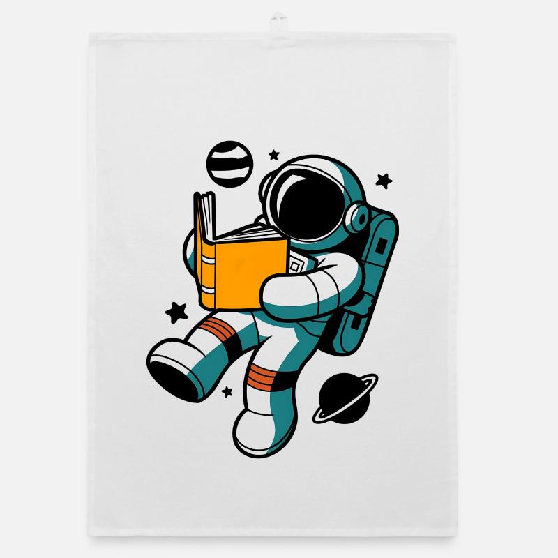 Reading astronaut: Learning in weightlessness Organic dish towel