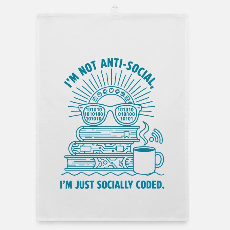 Socialement codé : livres, café et code Torchon bio