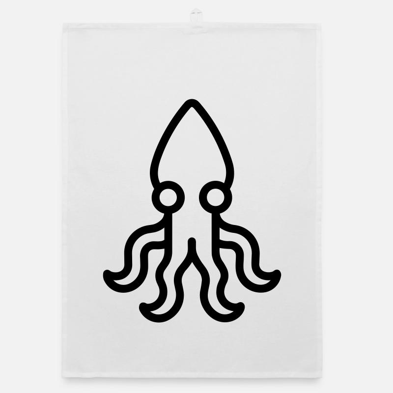 squid Organic dish towel