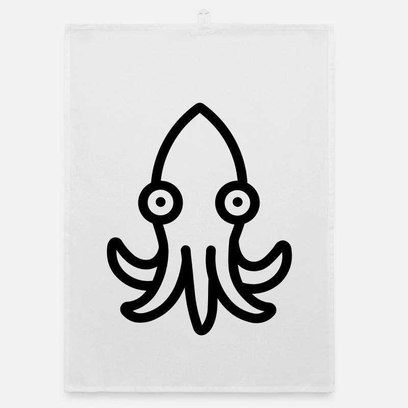 squid Organic dish towel