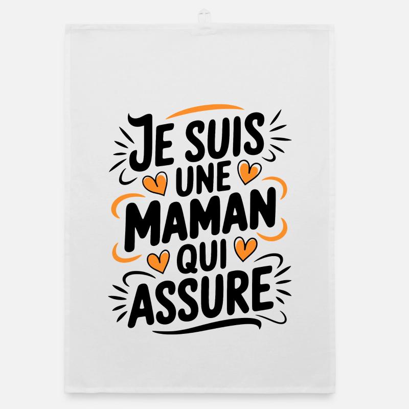 Ich bin eine Mutter, die versichert Organic Geschirrtuch