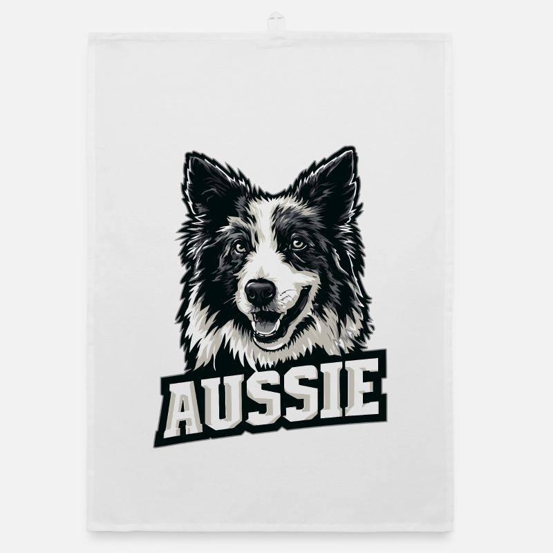 Australian Shepherd – Aussie Pride Organic dish towel
