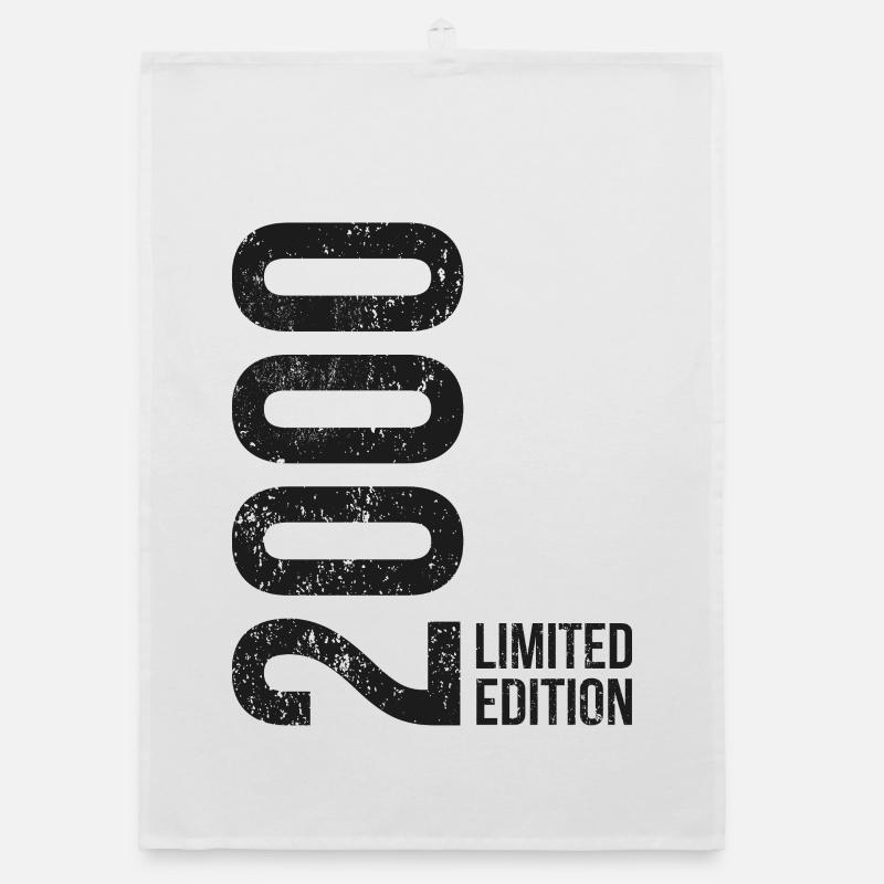 Vintage 2000 Limited Edition 26th Birthday Organic dish towel