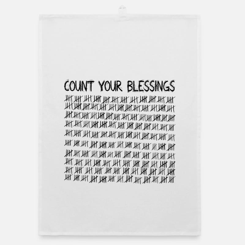 Count Your Blessings Organic dish towel