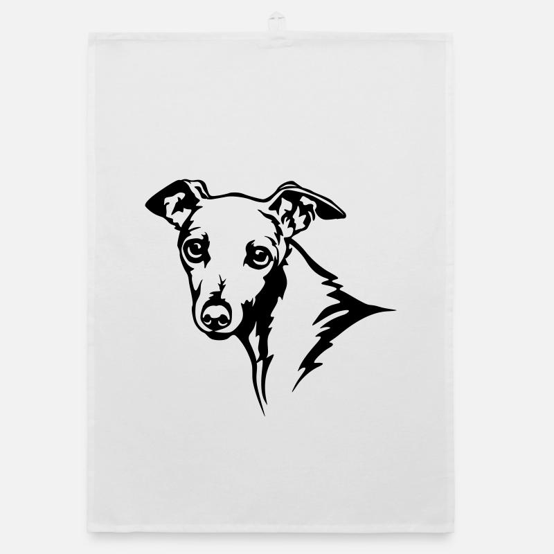 Italian wind chime head Organic dish towel