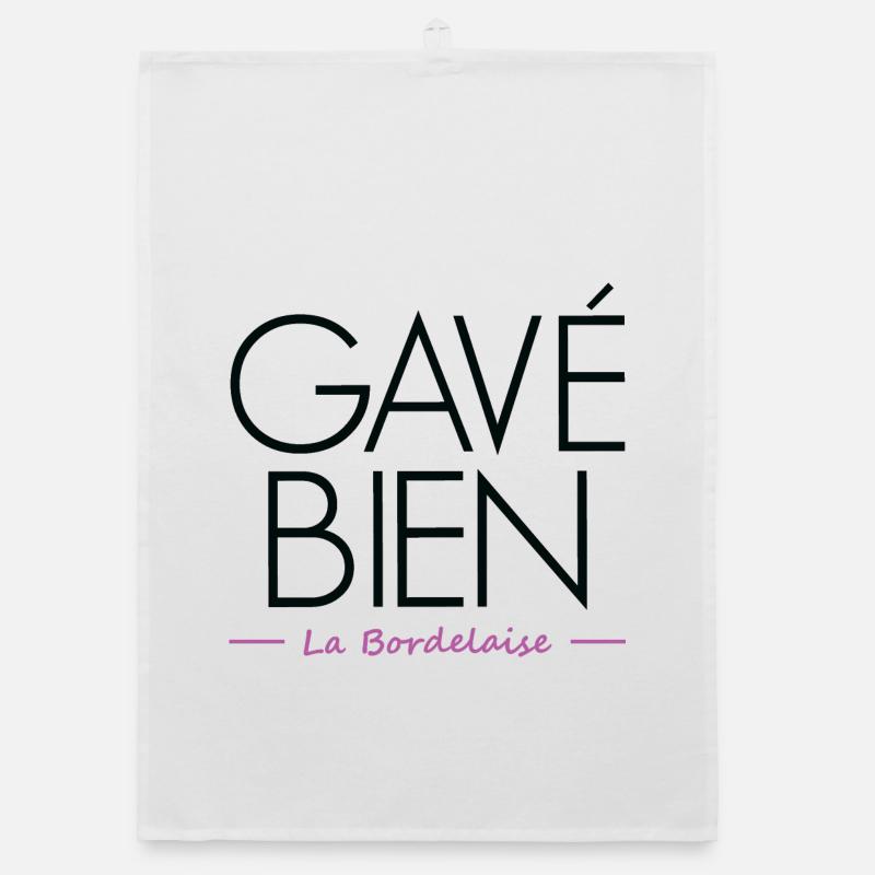 Force-fed Bordeaux well Organic dish towel