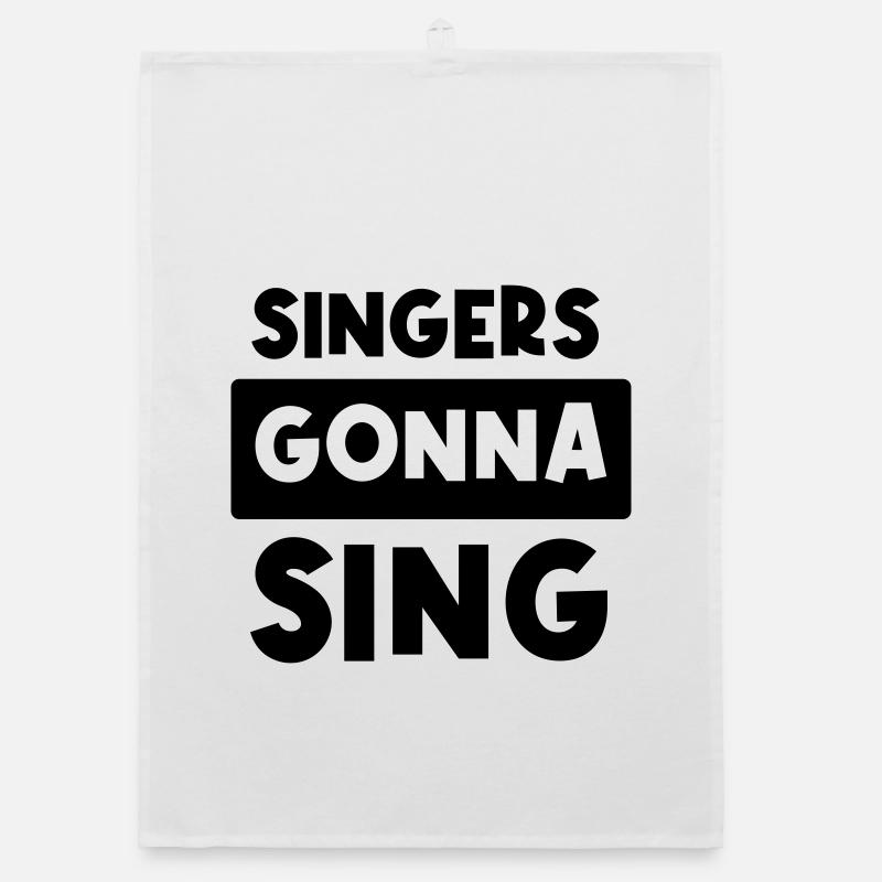 Singers going to sing Organic dish towel