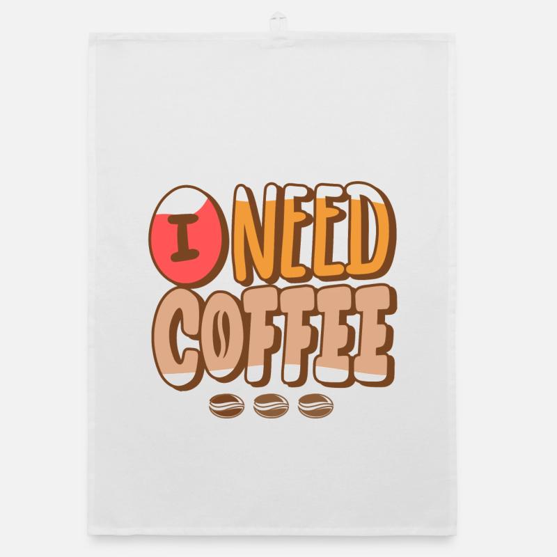 Kaffee, Kaffeeventilator, Kaffeebohne Organic Geschirrtuch