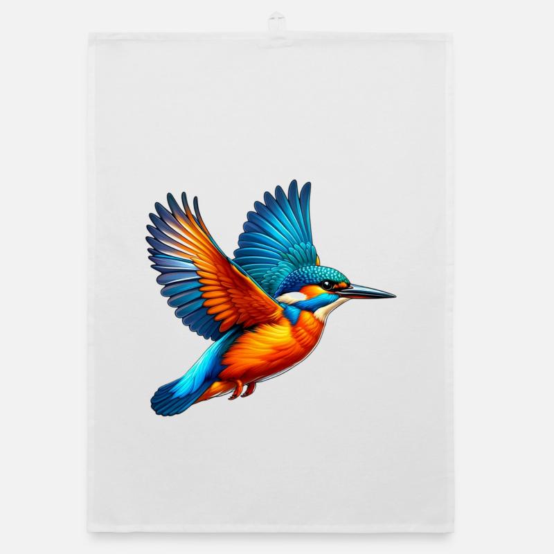 Eisvogel Organic Geschirrtuch