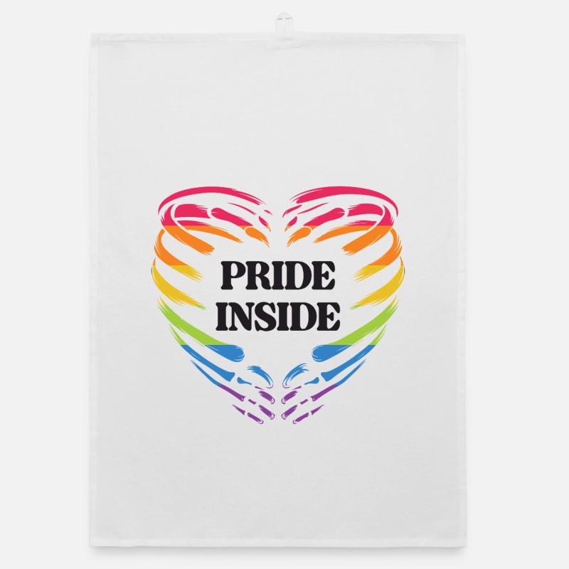 Mois de la fierté LGBT - Pride Inside Torchon bio