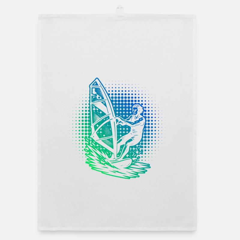 Compact windsurfing design for windsurfing Organic dish towel