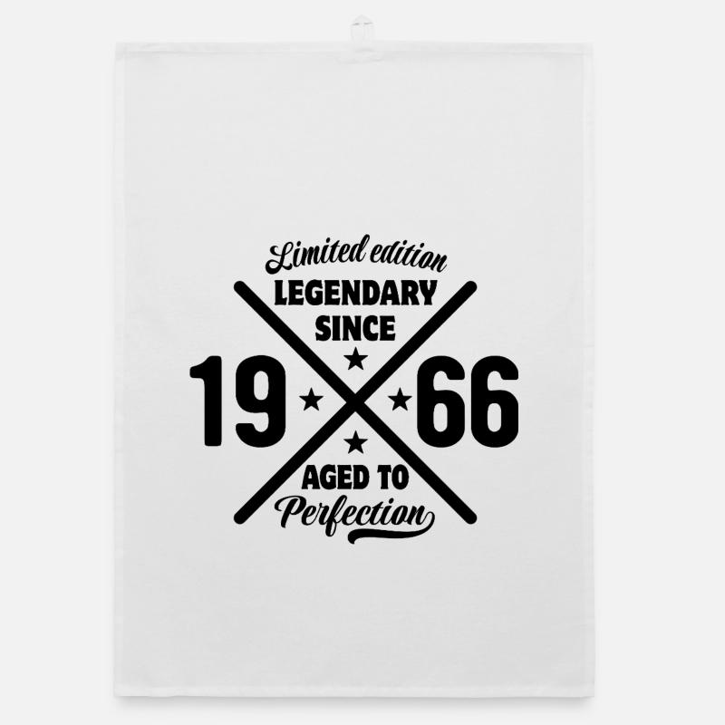 Édition limitée 1966 | Cadeau d’anniversaire Torchon bio