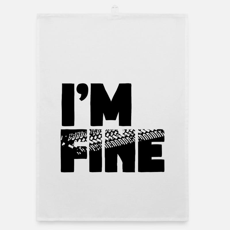 Es geht mir gut Organic Geschirrtuch