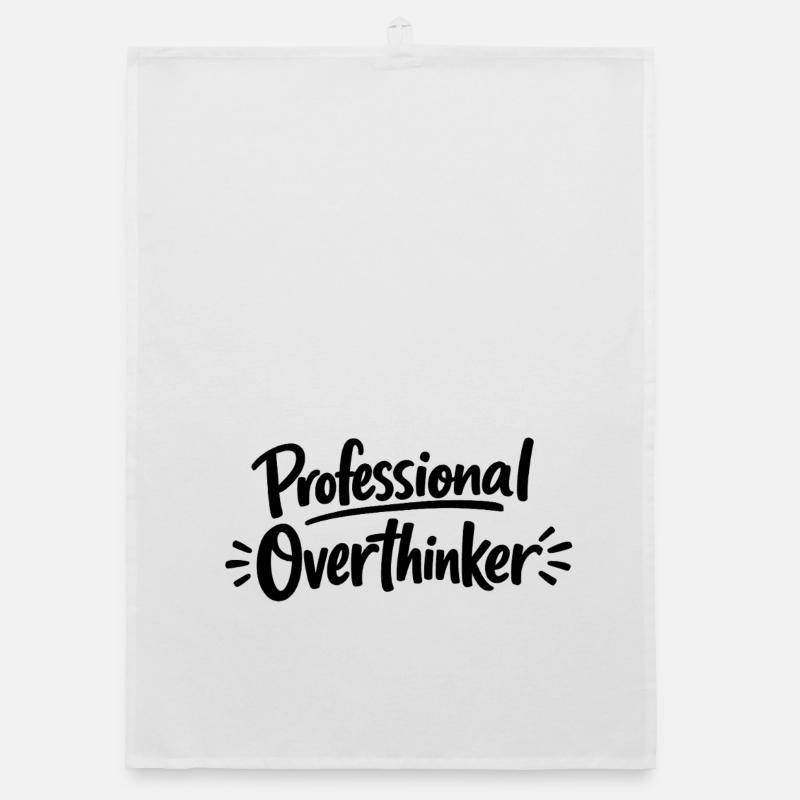 professional overthinker Organic dish towel