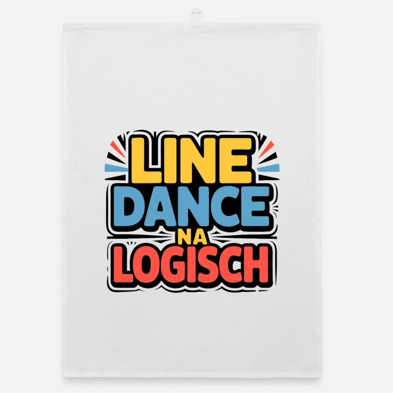 Line Dance Logical Organic dish towel