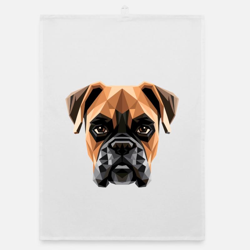 Deutscher Boxer Hunde Boxerverein German Boxer Organic Geschirrtuch