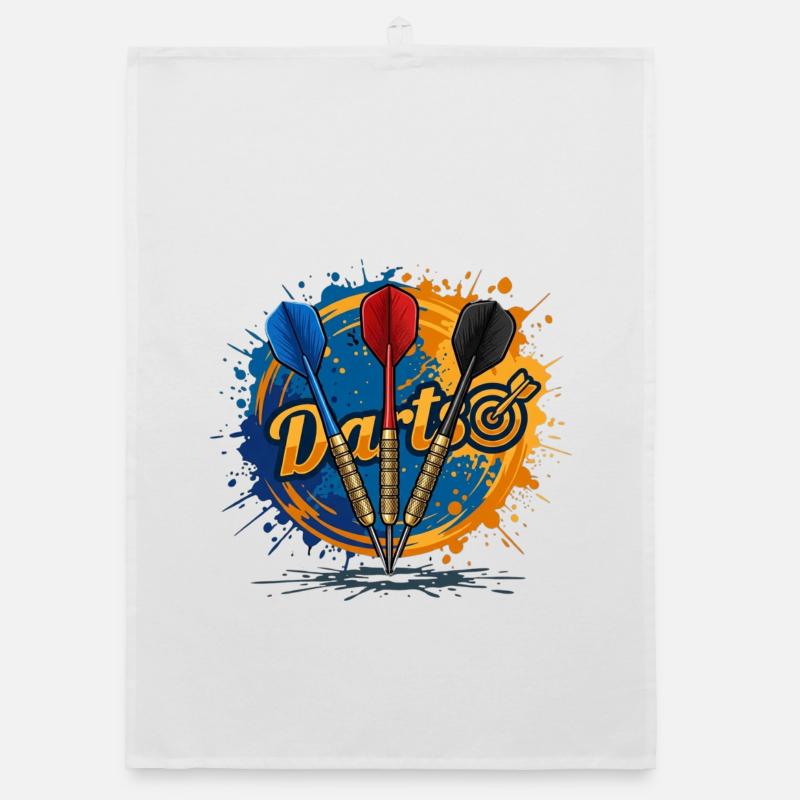 Dartsplash Color Explosion Organic dish towel