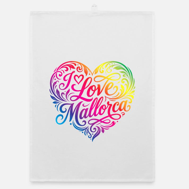 J’adore Mallorca Colorful Torchon bio