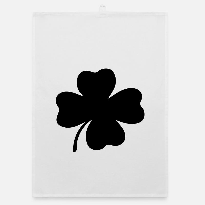 Four-leaf clover Organic dish towel