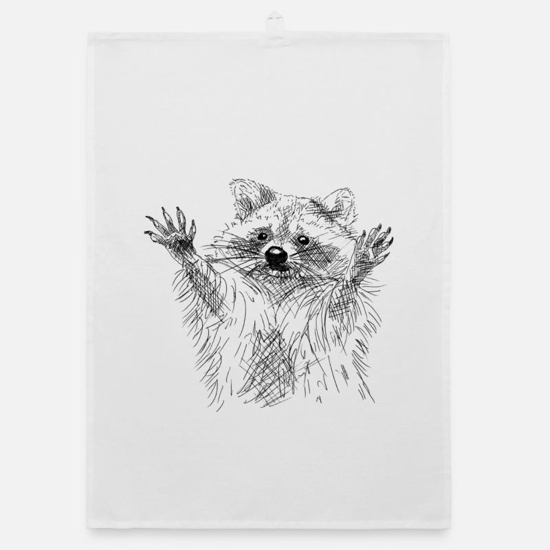 Waschbär Organic Geschirrtuch