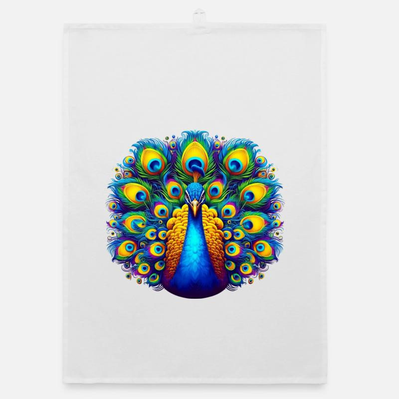 Peacock Organic dish towel