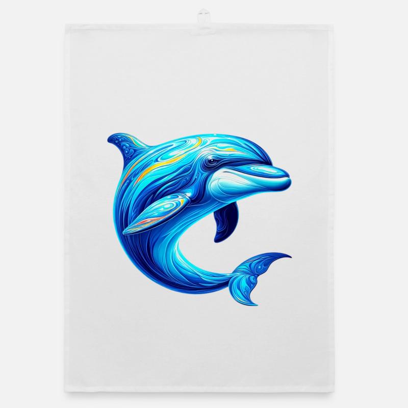 Dolphin Organic dish towel