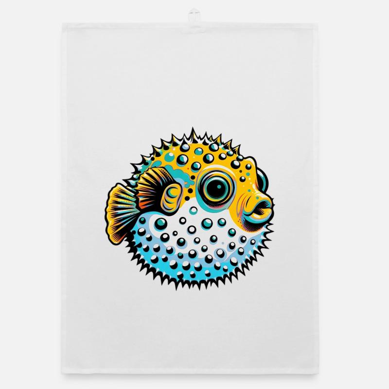 Kugelfisch Organic Geschirrtuch