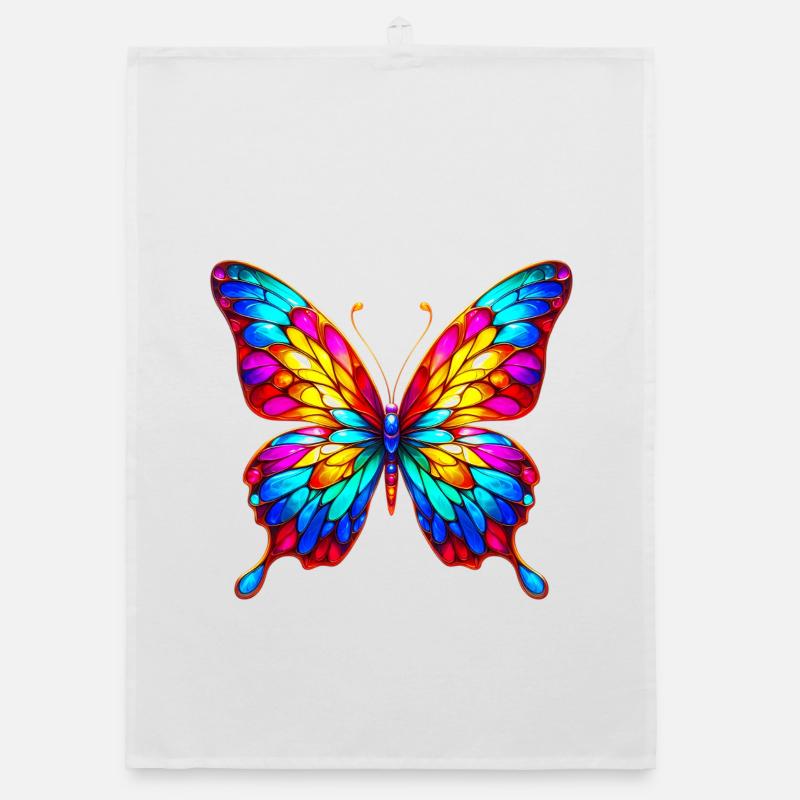 Butterfly Organic dish towel