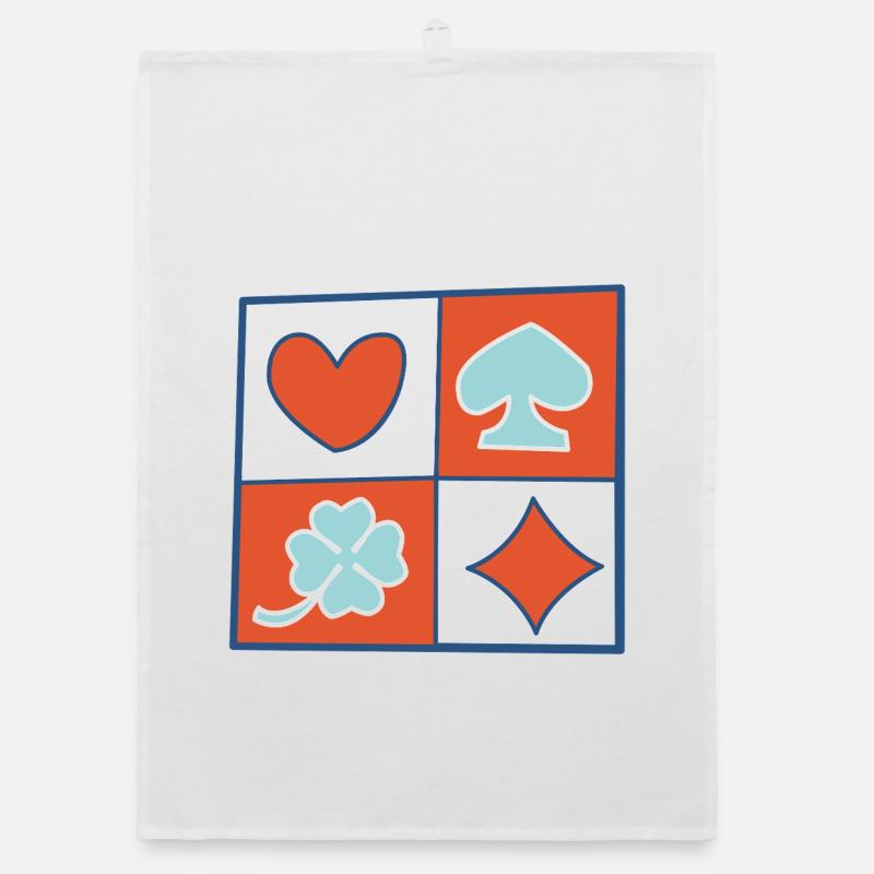 Checkerboard 2 by helfspawn Organic dish towel