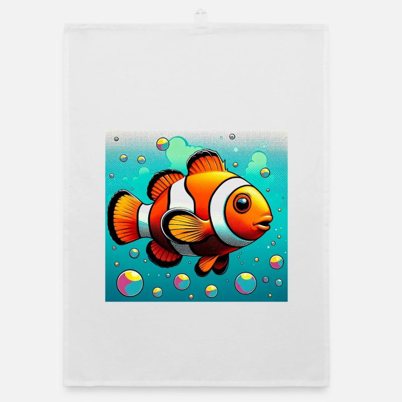 Clownfish Organic dish towel