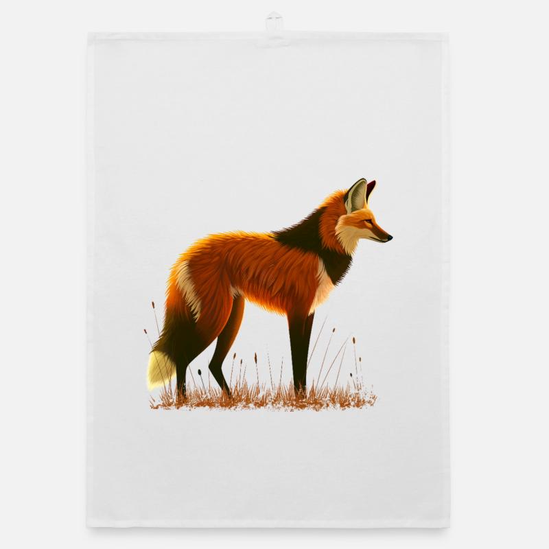 Mähnenwolf Organic Geschirrtuch