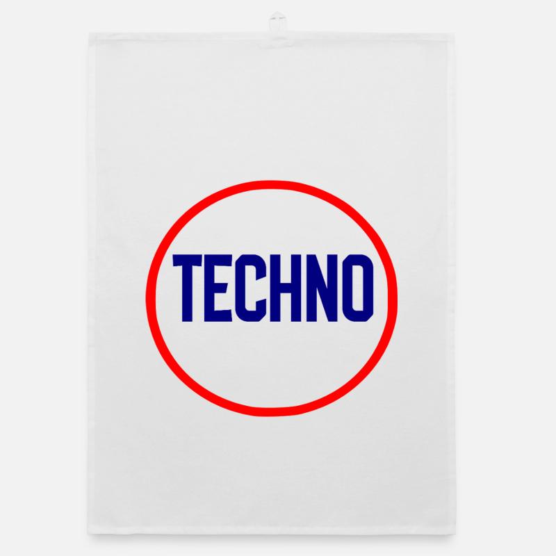Techno Pulse Circle Logo Torchon bio