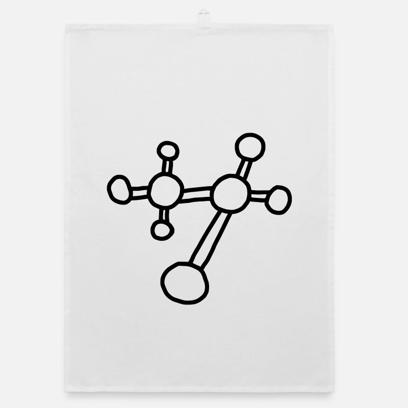 Molécule atomique / physique mécanique réseau atomique Torchon bio