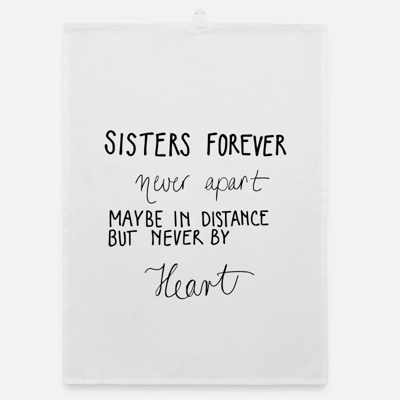 SISTERS FOREVER Organic dish towel
