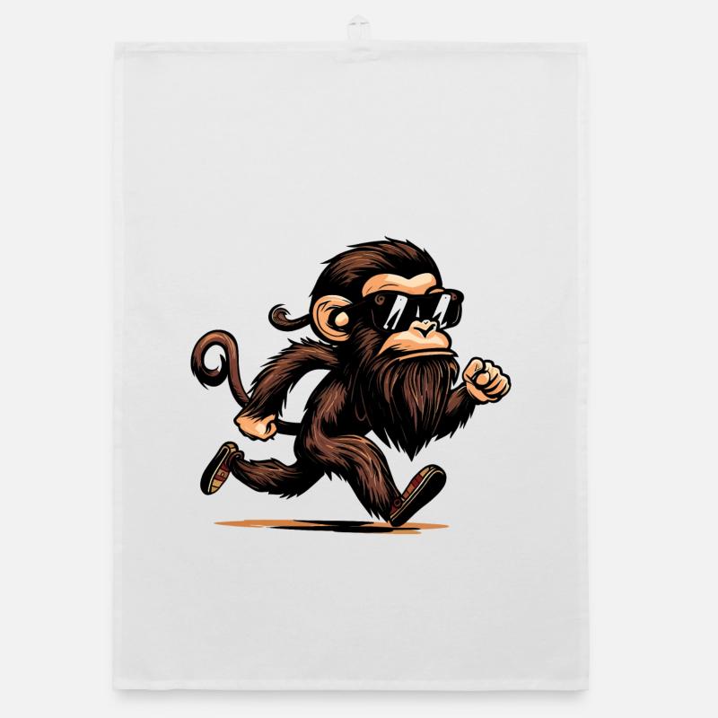 Running Monkey Organic dish towel