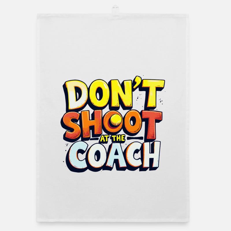 Nicht auf den Trainer schießen Organic Geschirrtuch