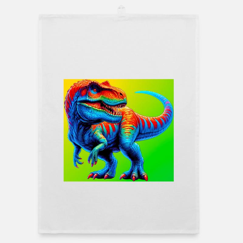 dinosaur Organic dish towel