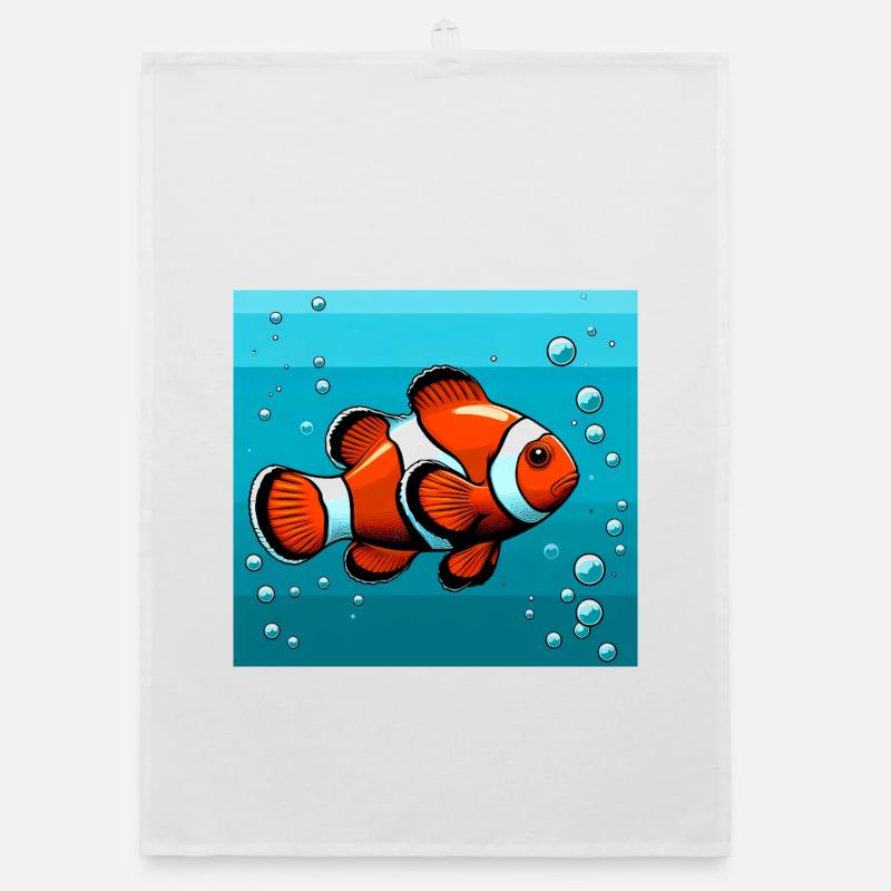Clownfish Organic dish towel