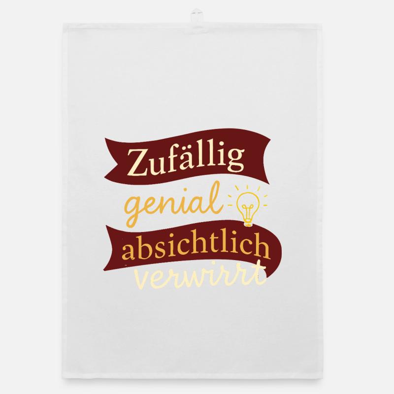 Zufällig genial – absichtlich verwirrt  Organic Geschirrtuch