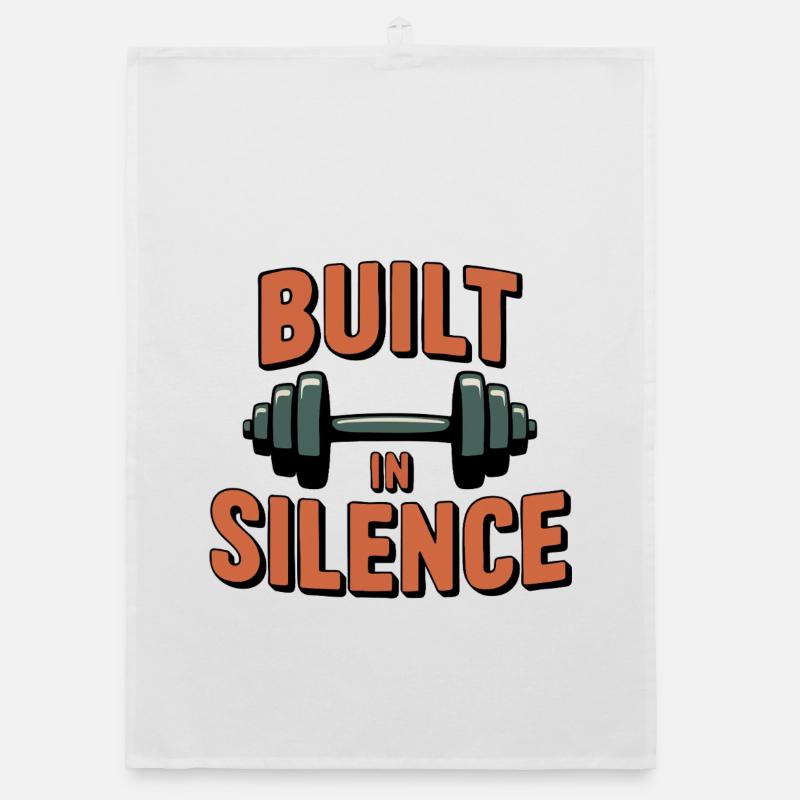 Construit en silence Torchon bio