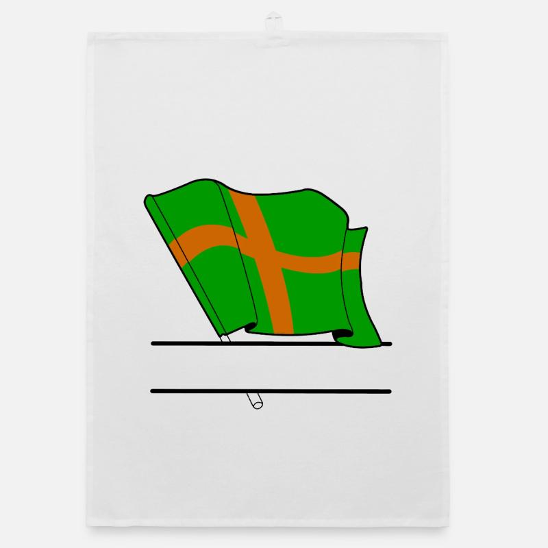 Coutume du drapeau de marche de Nimègue Torchon bio
