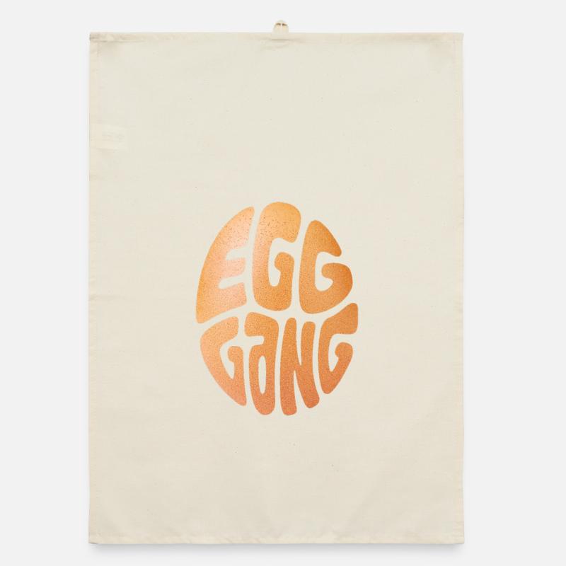 König der Eiertextur Organic Geschirrtuch
